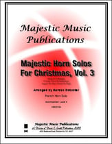 Majestic Horn Solos for Christmas, Vol. 3 cover